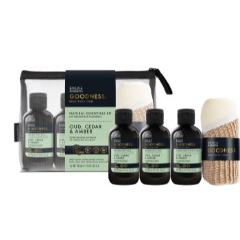 Baylis & Harding Goodness Oud, Cedar & Amber set cadou pentru baie - imagine 2